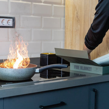 Förvara brandfilten lättillgänglig