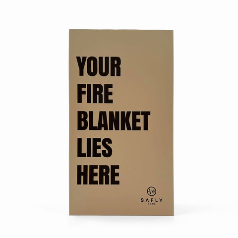 Coffee Table Book With Fire Blanket Sand