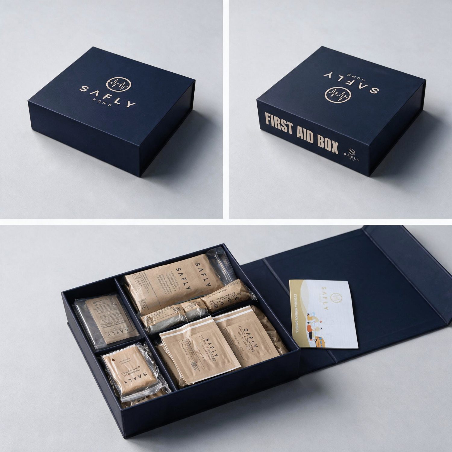 First Aid Box - Dark Blue