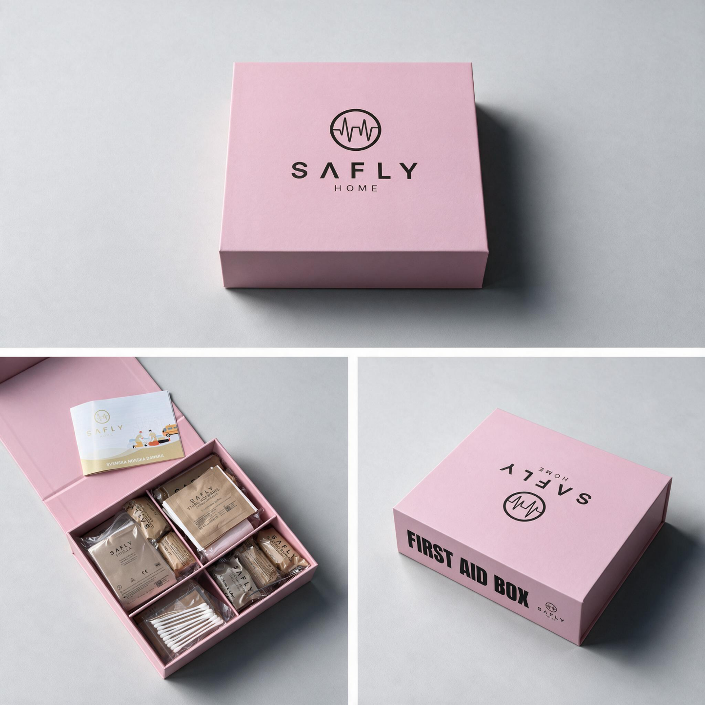 First Aid Box - Dusty Pink