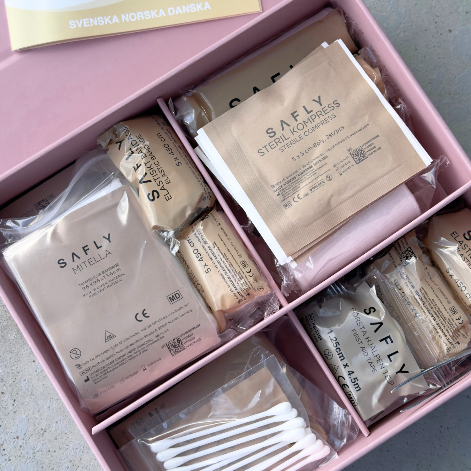 First Aid Box - Dusty Pink